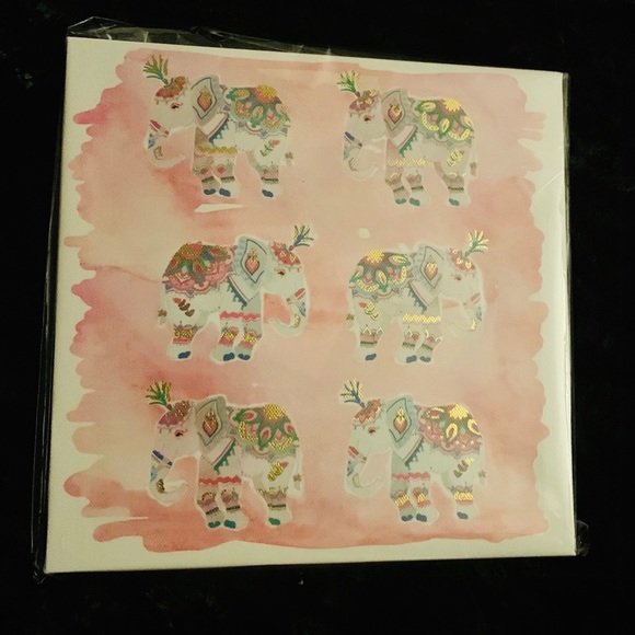 ELEPHANT CANVAS ART NWT - Picture 4 of 5